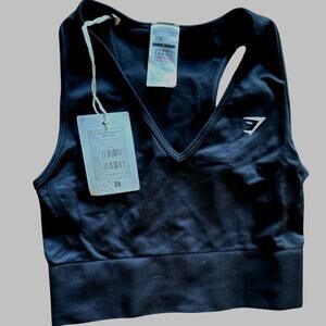 Gymshark Everyday‎ Seamless Crop Tank Size S in Black NWT